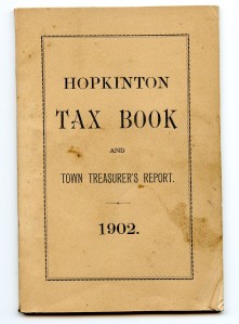 Hopkinton Tax Book 1902 